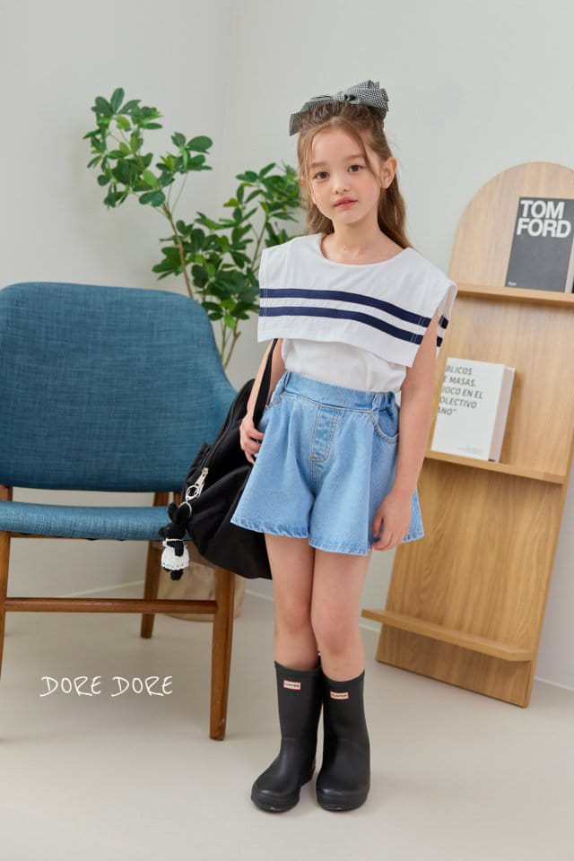 Dore Dore - Korean Children Fashion - #childofig - Sailor Sleeveless Tee