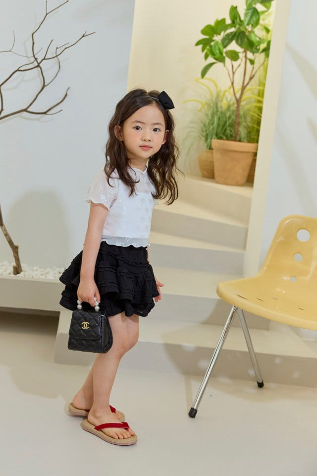 Dore Dore - Korean Children Fashion - #childrensboutique - See Through Ribbon Tee - 8