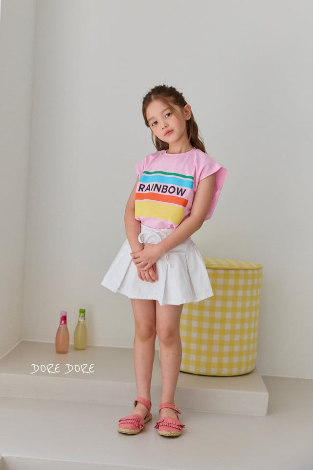 Dore Dore - Korean Children Fashion - #childrensboutique - Rainbow Sleeveless Tee