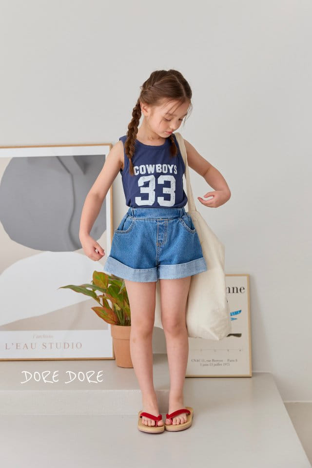 Dore Dore - Korean Children Fashion - #childrensboutique - Rise Roll Up Shorts