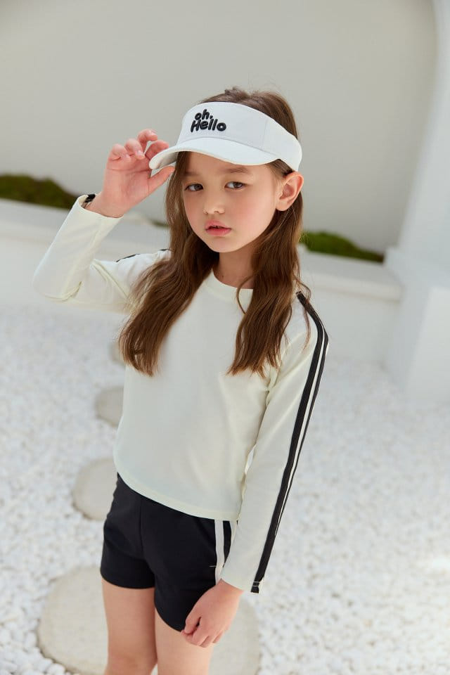 Dore Dore - Korean Children Fashion - #discoveringself - Two Line Tape Water Shorts - 8