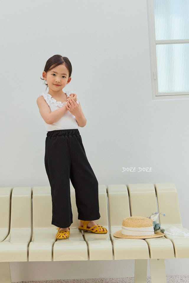 Dore Dore - Korean Children Fashion - #discoveringself - Terry Frill Sleeveless Tee - 11