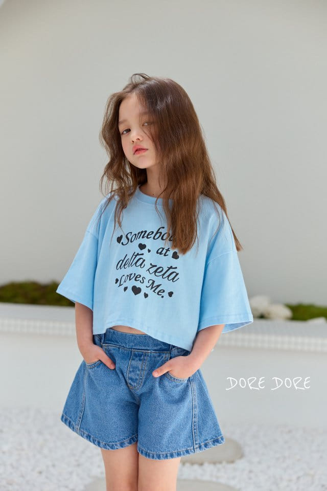 Dore Dore - Korean Children Fashion - #fashionkids - Somebody Crop Tee