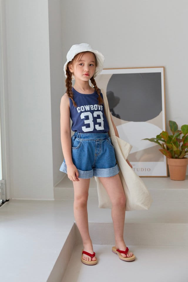 Dore Dore - Korean Children Fashion - #discoveringself - Rise Roll Up Shorts - 4