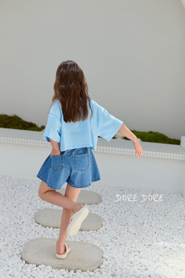 Dore Dore - Korean Children Fashion - #kidsshorts - Somebody Crop Tee - 2