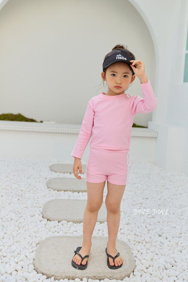 Dore Dore - Korean Children Fashion - #kidsstore - Two Line Tape Water Shorts - 11