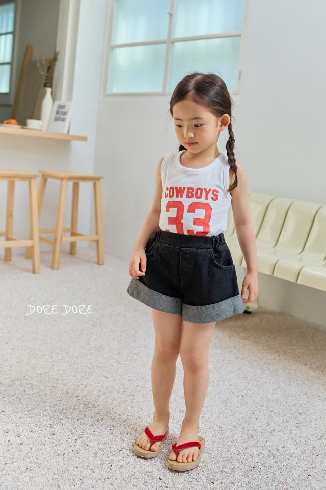 Dore Dore - Korean Children Fashion - #kidsstore - Cowboy 33 Sleeveless Tee - 11