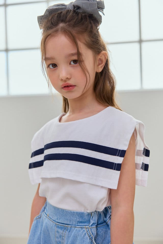 Dore Dore - Korean Children Fashion - #kidsstore - Sailor Sleeveless Tee - 7