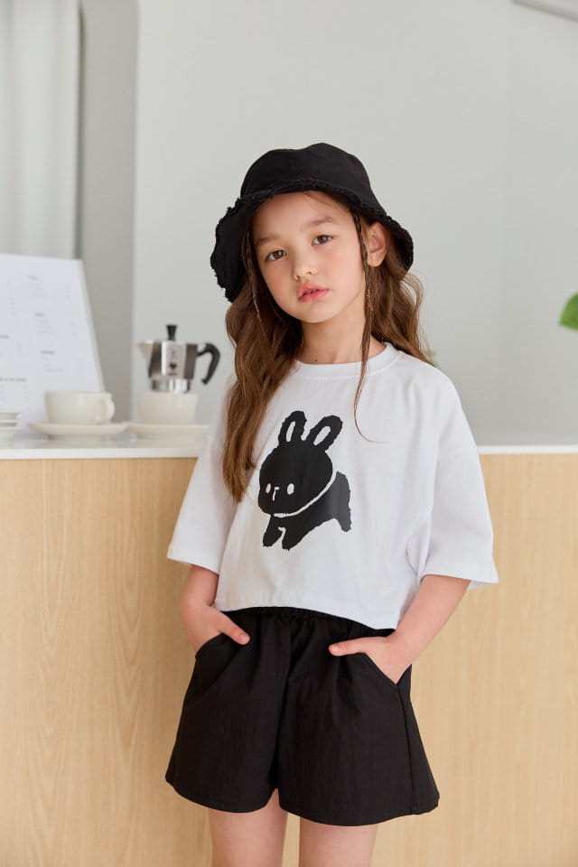 Dore Dore - Korean Children Fashion - #kidzfashiontrend - Ton Ton Rabbit Crop Tee - 3