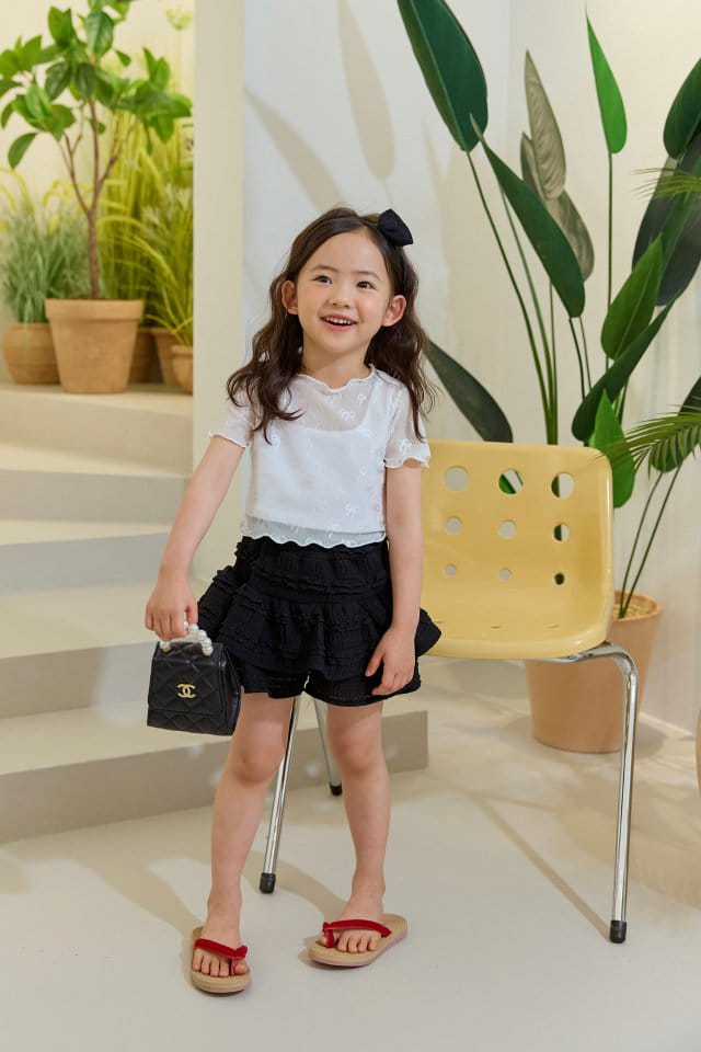 Dore Dore - Korean Children Fashion - #kidzfashiontrend - Lace Kan Kan Shorts - 8