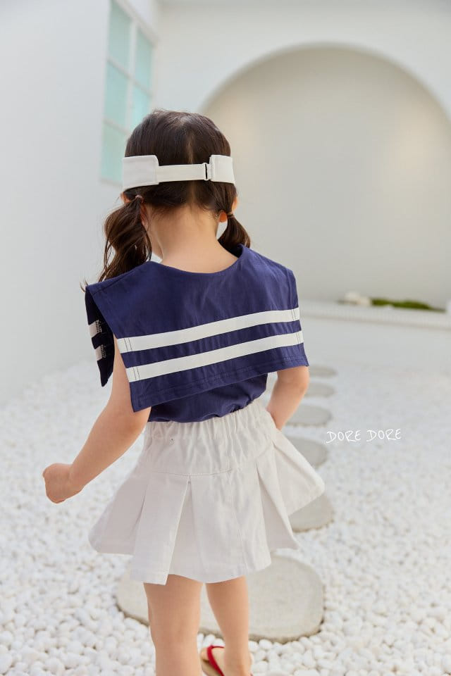 Dore Dore - Korean Children Fashion - #littlefashionista - Sailor Sleeveless Tee - 10