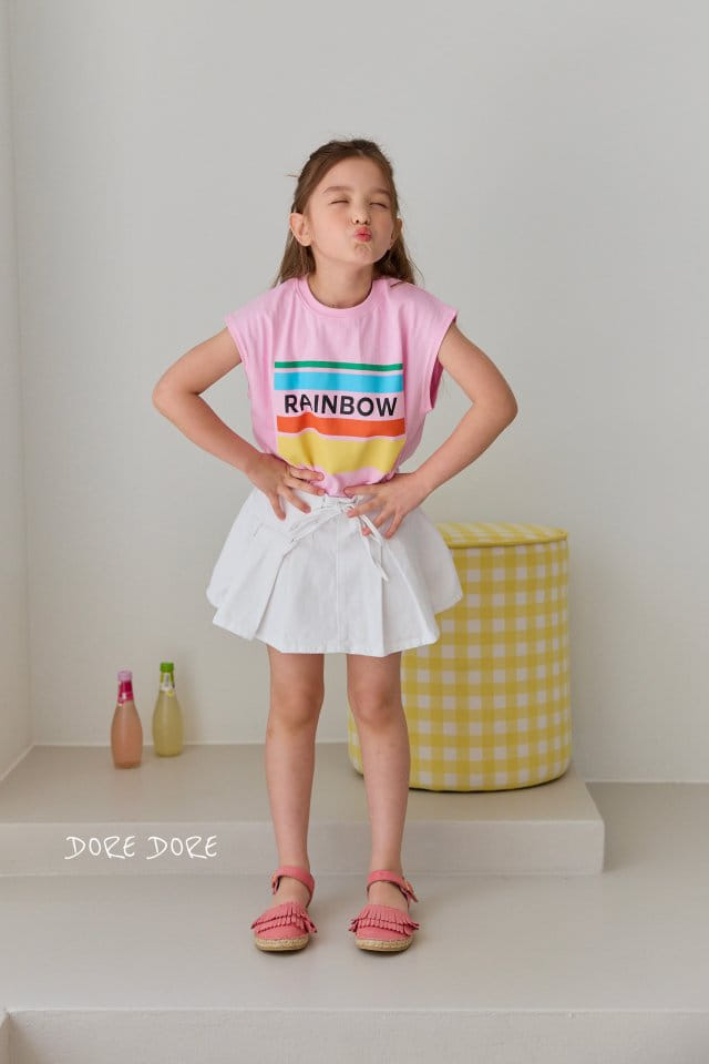 Dore Dore - Korean Children Fashion - #magicofchildhood - Wrinkle Flare Skirt Pants - 9