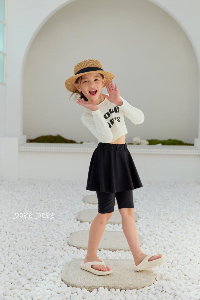 Dore Dore - Korean Children Fashion - #minifashionista - Water Short Skirt Leggings