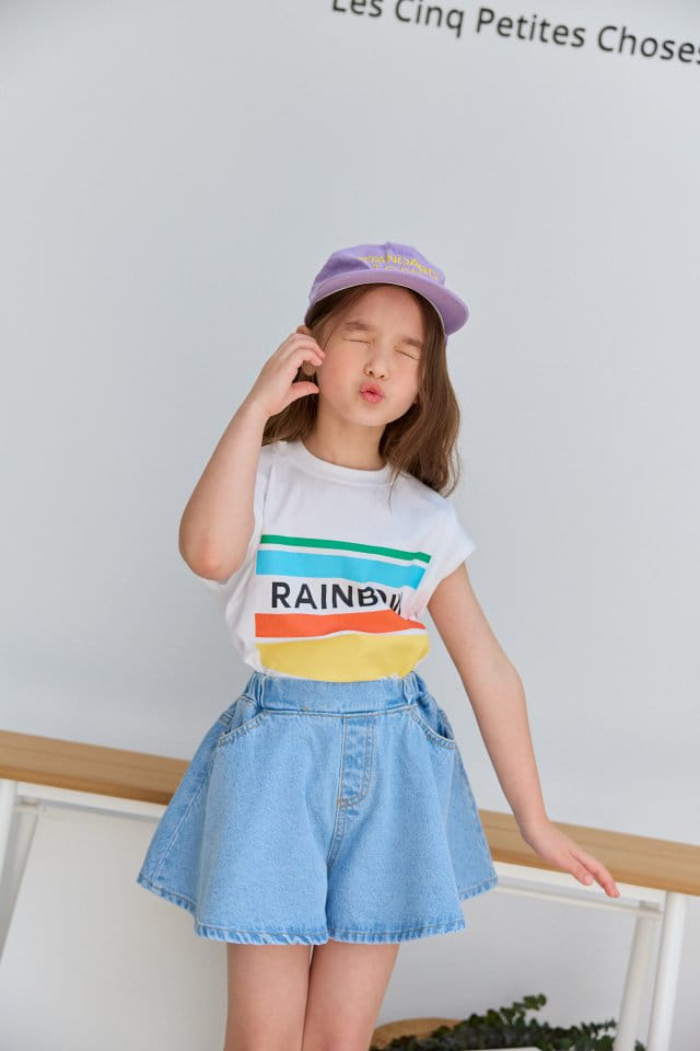 Dore Dore - Korean Children Fashion - #minifashionista - Rainbow Sleeveless Tee - 11