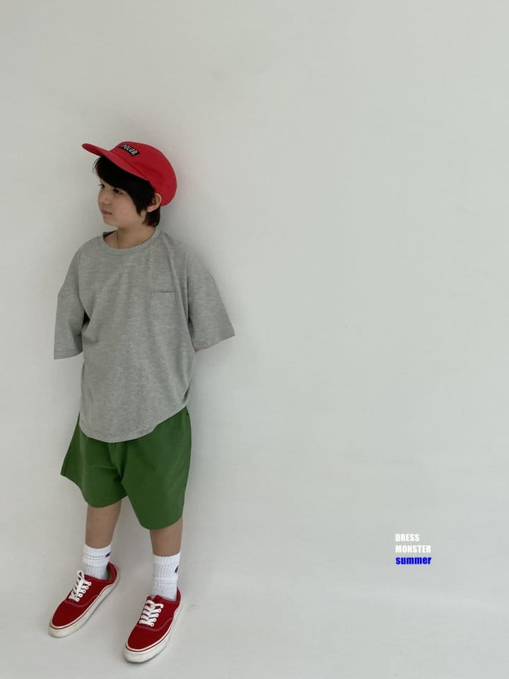 Dress Monster - Korean Children Fashion - #childofig - Pocket Box Tee - 9