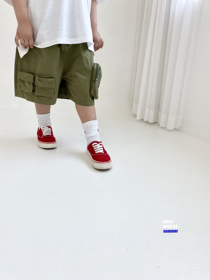 Dress Monster - Korean Children Fashion - #magicofchildhood - Box Pocket Pants - 9