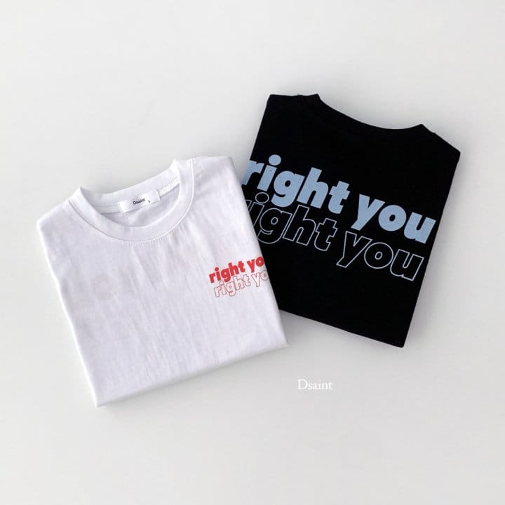 Dsaint - Korean Children Fashion - #Kfashion4kids - Right You Tee