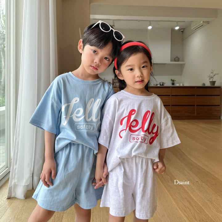 Dsaint - Korean Children Fashion - #Kfashion4kids - Jelly Top Bottom Set - 8