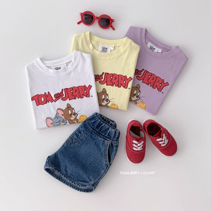 Dsaint - Korean Children Fashion - #Kfashion4kids - Two J Cheese Tee - 5