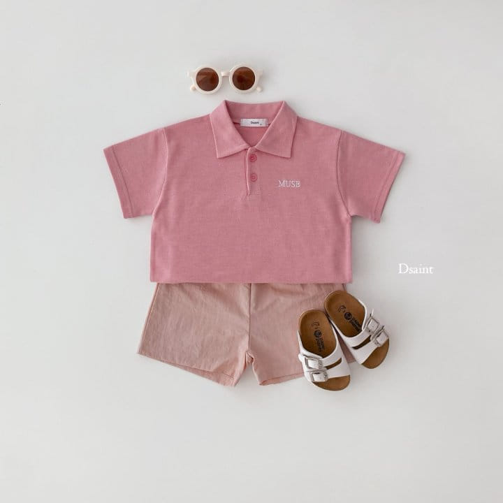 Dsaint - Korean Children Fashion - #Kfashion4kids - Muse Collar Tee - 8