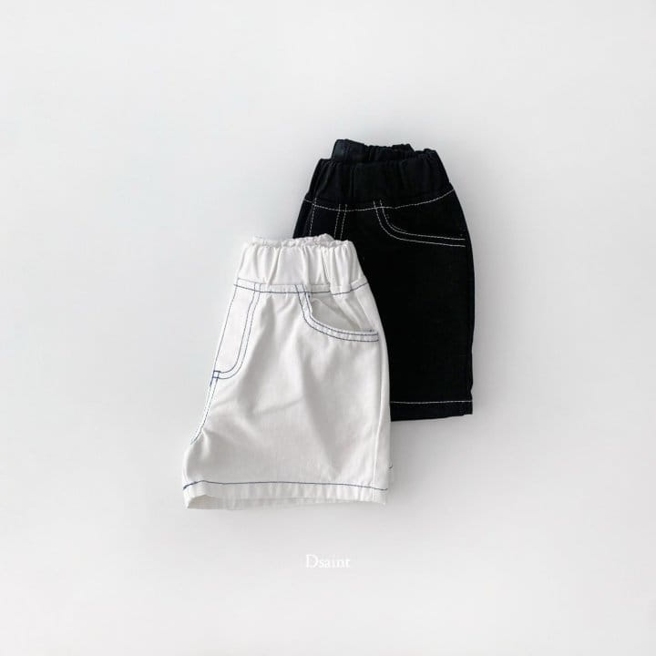 Dsaint - Korean Children Fashion - #Kfashion4kids - Stitch C Short Pants - 3