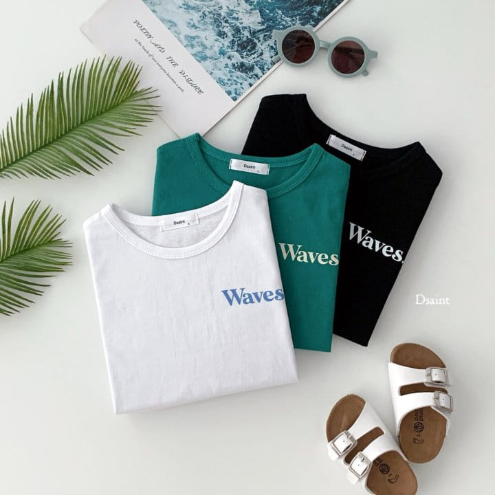 Dsaint - Korean Children Fashion - #Kfashion4kids - Wave Sleeveless Tee - 2