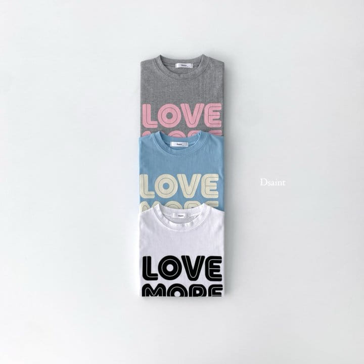 Dsaint - Korean Children Fashion - #stylishchildhood - Love More Tee - 4