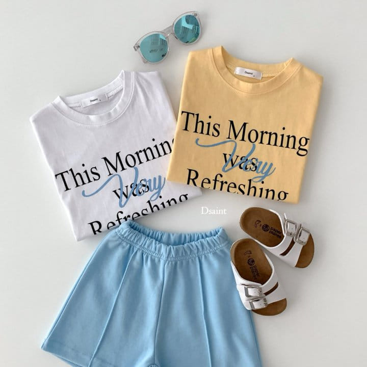 Dsaint - Korean Children Fashion - #childofig - This Morning Tee - 7