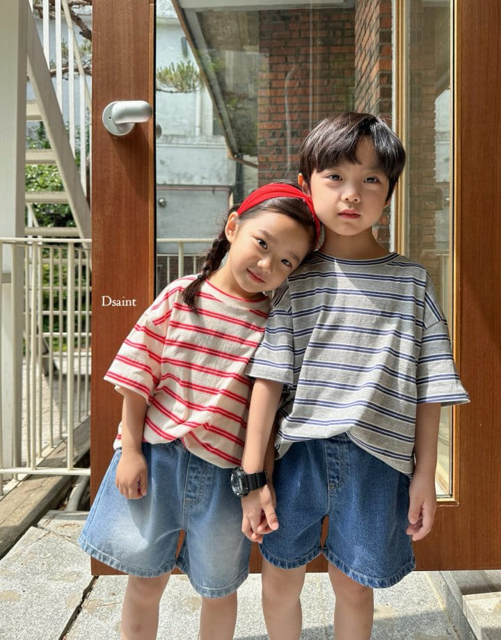 Dsaint - Korean Children Fashion - #childofig - Heart ST Tee - 9