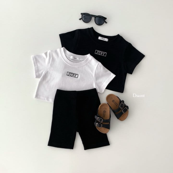 Dsaint - Korean Children Fashion - #childofig - Stay Crop Tee - 5