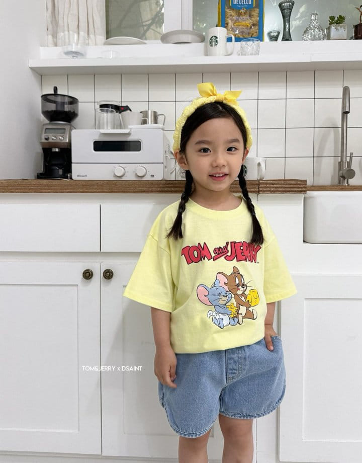 Dsaint - Korean Children Fashion - #childofig - Two J Cheese Tee - 10