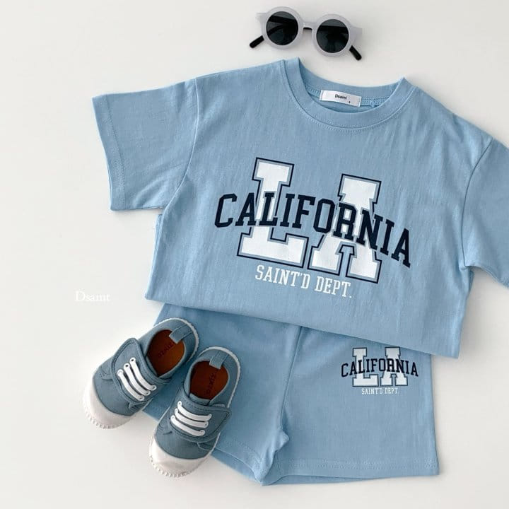 Dsaint - Korean Children Fashion - #childofig - La Cali Top Bottom Set - 9