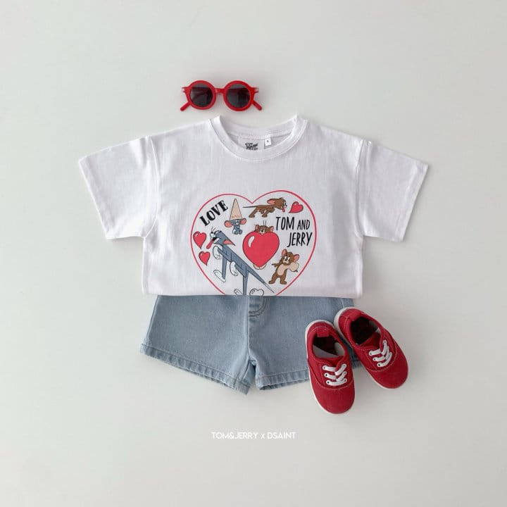 Dsaint - Korean Children Fashion - #childofig - Heart T J Tee - 5