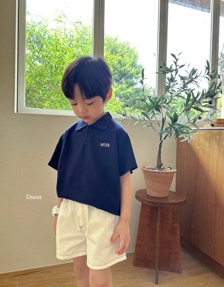 Dsaint - Korean Children Fashion - #childofig - Stitch C Short Pants - 11