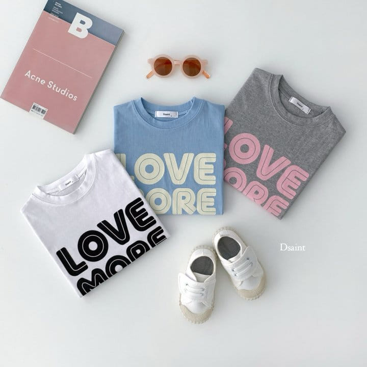 Dsaint - Korean Children Fashion - #childrensboutique - Love More Tee - 5