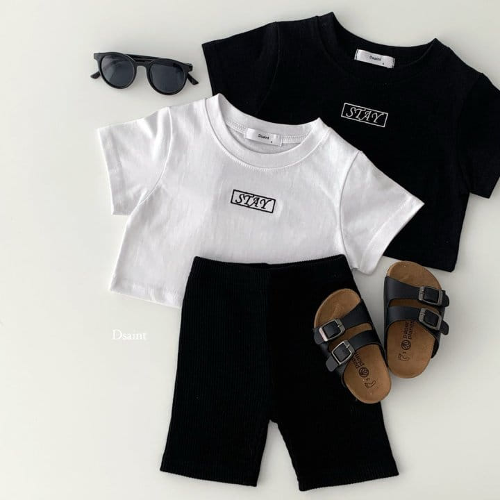 Dsaint - Korean Children Fashion - #childrensboutique - Stay Crop Tee - 6