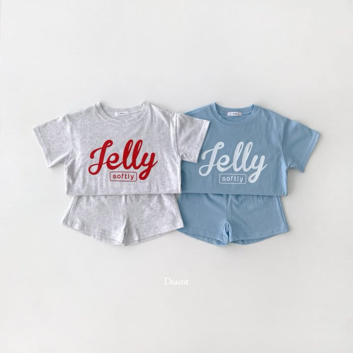 Dsaint - Korean Children Fashion - #childrensboutique - Jelly Top Bottom Set