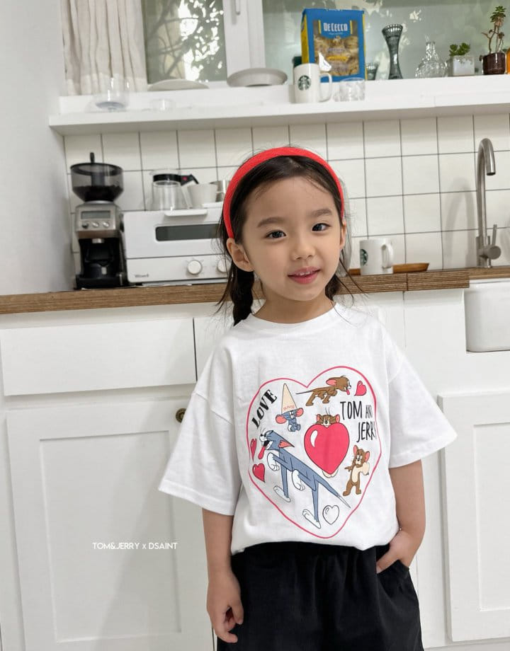 Dsaint - Korean Children Fashion - #childrensboutique - Heart T J Tee - 6