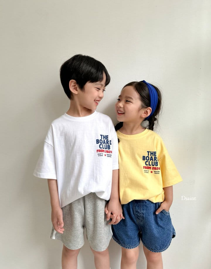 Dsaint - Korean Children Fashion - #designkidswear - Board Club Tee