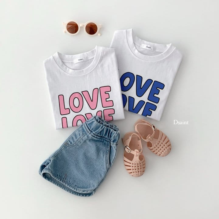 Dsaint - Korean Children Fashion - #designkidswear - Three Love Tee - 3