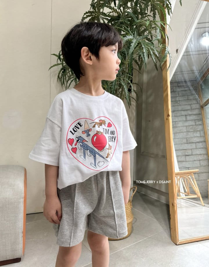 Dsaint - Korean Children Fashion - #designkidswear - Heart T J Tee - 7