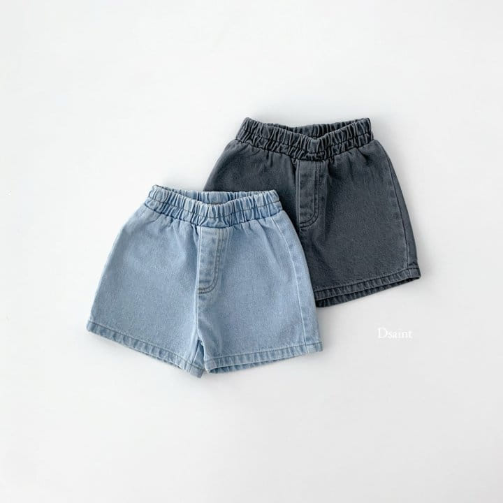 Dsaint - Korean Children Fashion - #designkidswear - Ice Denim Shorts