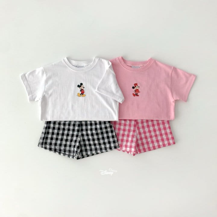 Dsaint - Korean Children Fashion - #discoveringself - Square D Check Top Bottom Set