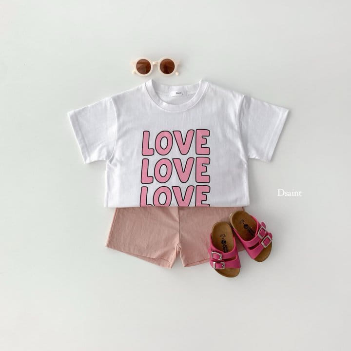 Dsaint - Korean Children Fashion - #designkidswear - Three Love Tee - 4