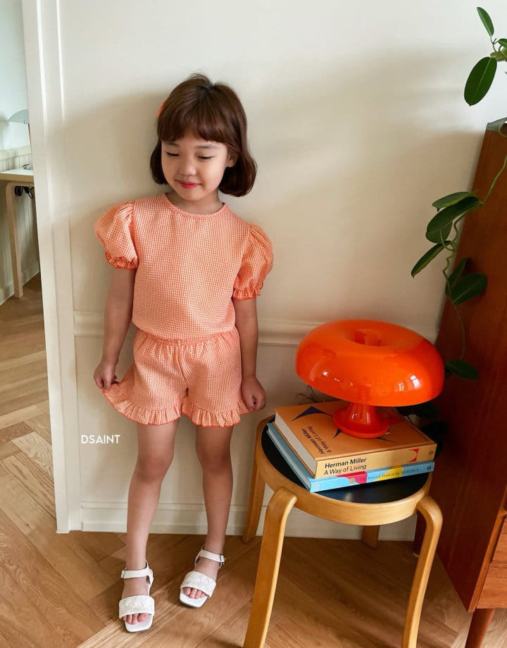 Dsaint - Korean Children Fashion - #discoveringself - Pretty Top Bottom Set - 11