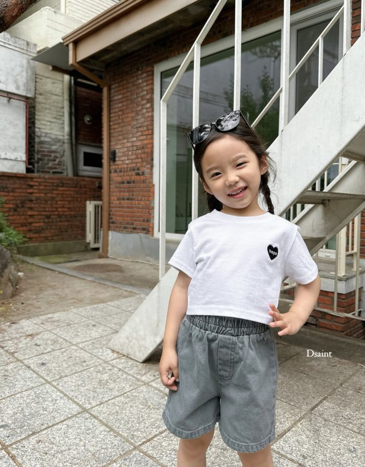 Dsaint - Korean Children Fashion - #discoveringself - Hope Heart Crop Tee - 10