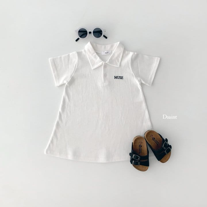 Dsaint - Korean Children Fashion - #designkidswear - Muse Collar One-Piece - 4