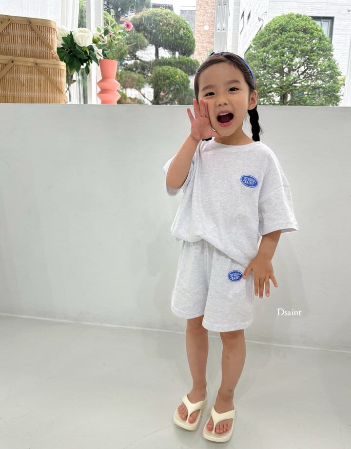 Dsaint - Korean Children Fashion - #fashionkids - Circle Stu Top Bottom Set - 9