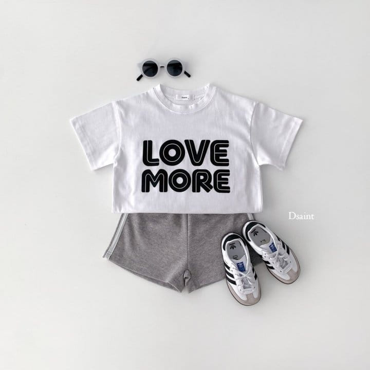 Dsaint - Korean Children Fashion - #fashionkids - Love More Tee - 8