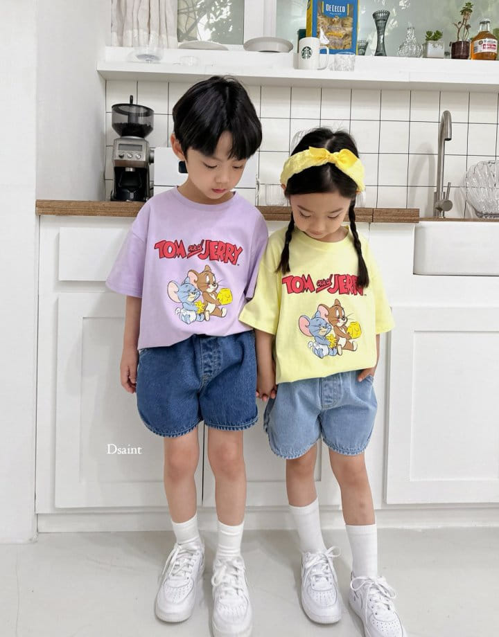 Dsaint - Korean Children Fashion - #fashionkids - Lullu Piping Denim Pants - 10